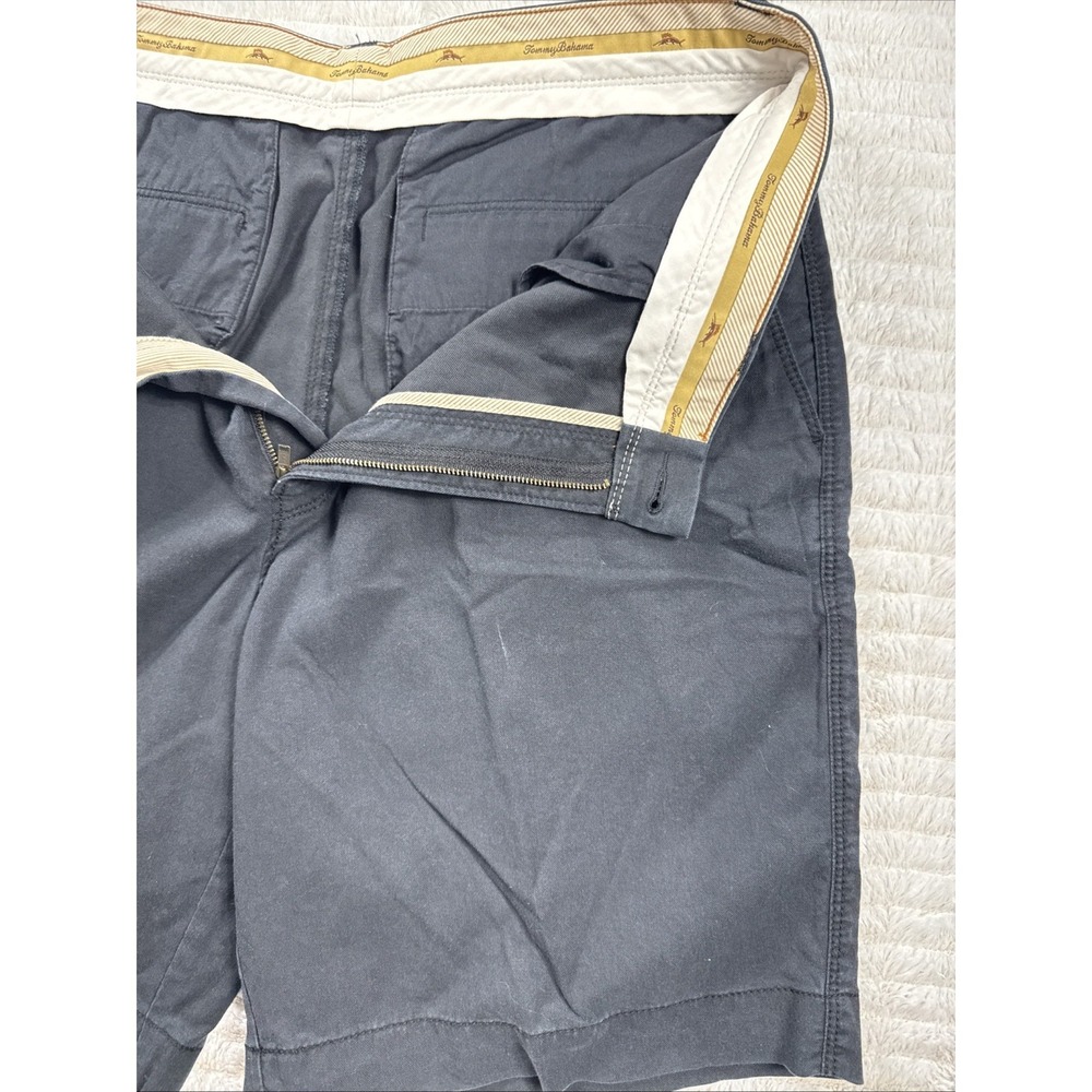 Tommy Bahama Shorts Mens 35x9 Chino Flat Front‎ Black Casual Beach Summer EUC - Picture 3 of 16
